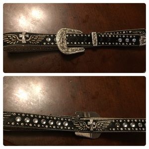 Western belts and purse.